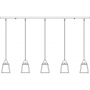 A-Line Five Light In-Light Chandelier